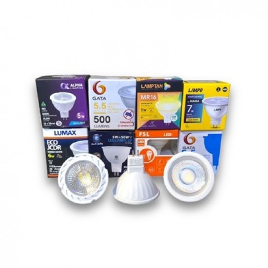 หลอด MR 16 หลอด GU10 โคมฮาโลเจน พัทยา ชลบุรี - ร้านขายส่งอุปกรณ์ไฟฟ้า พัทยา ชลบุรี - พี.ซี.อิเลคทริคกรุ๊ป